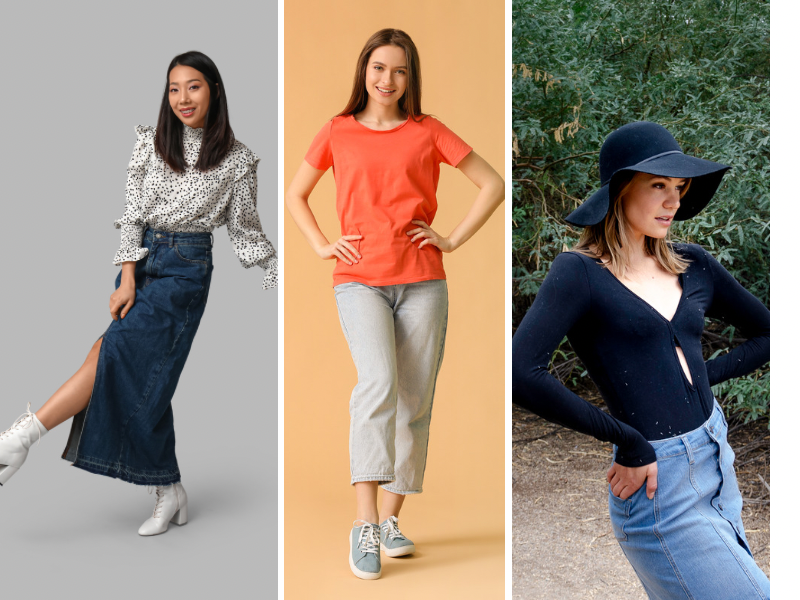 moms in casual outfits