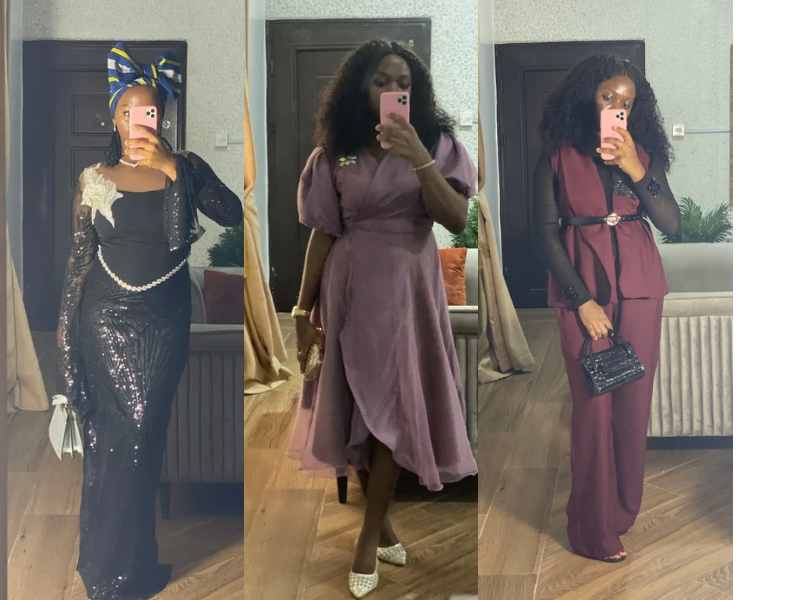 mom wearing dinner date outfits