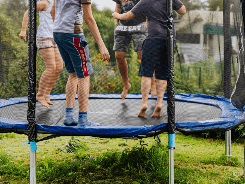 trampoline-at-the-backyard